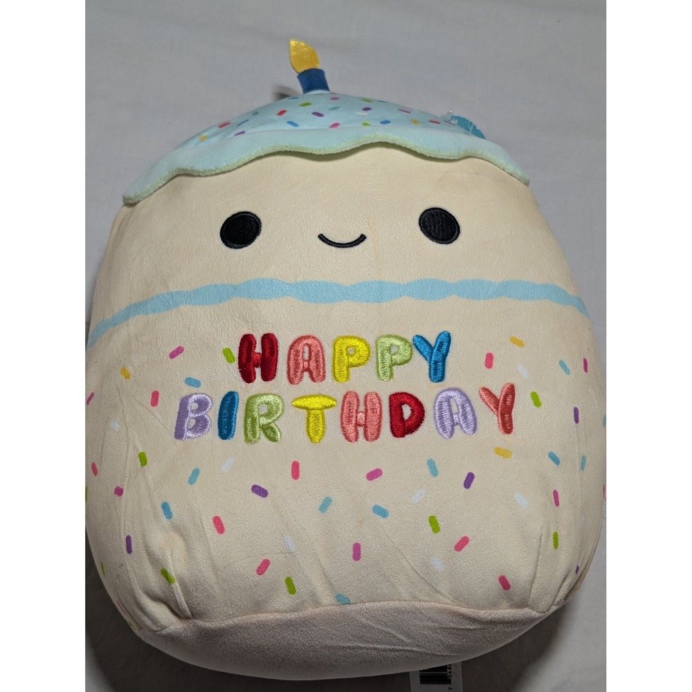 Squishmallows Kiks Birthday Cake Plush 10 Inch S10 #1459 Kellytoy NWT